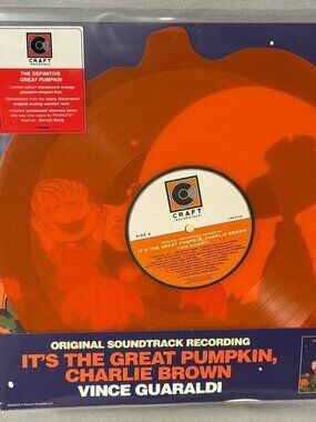 It's The Great Pumpkin Charlie Brown LP ~ Ltd Pumpkin Picture Disc ~ Brand New!
